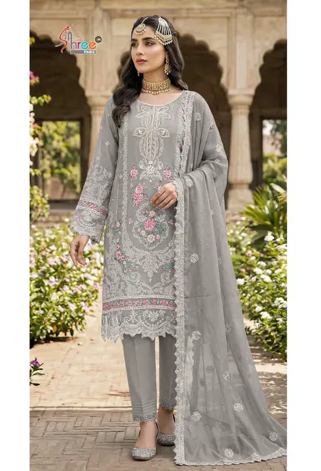 Sf 5573 E To H By Shree Chiffon Wholesale Pakistani Salwar Suits In India
